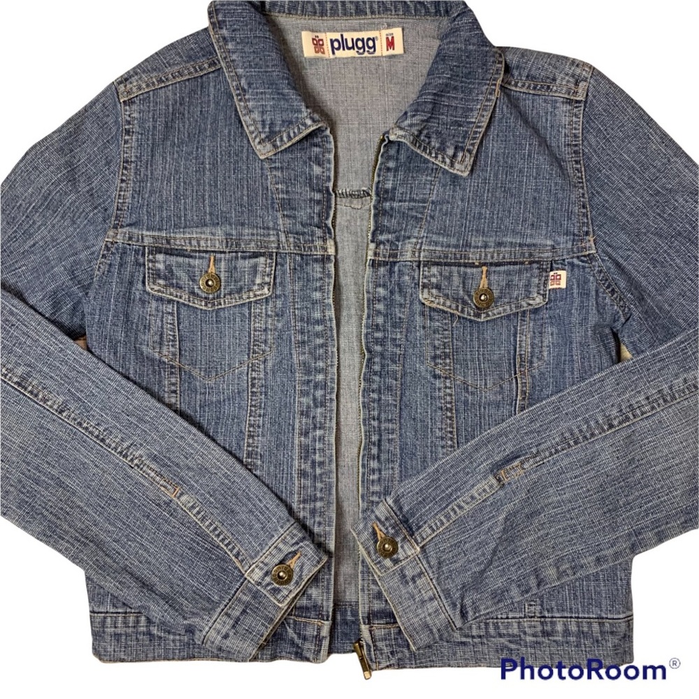Plugg Jean Jacket Denim Medium - image 7